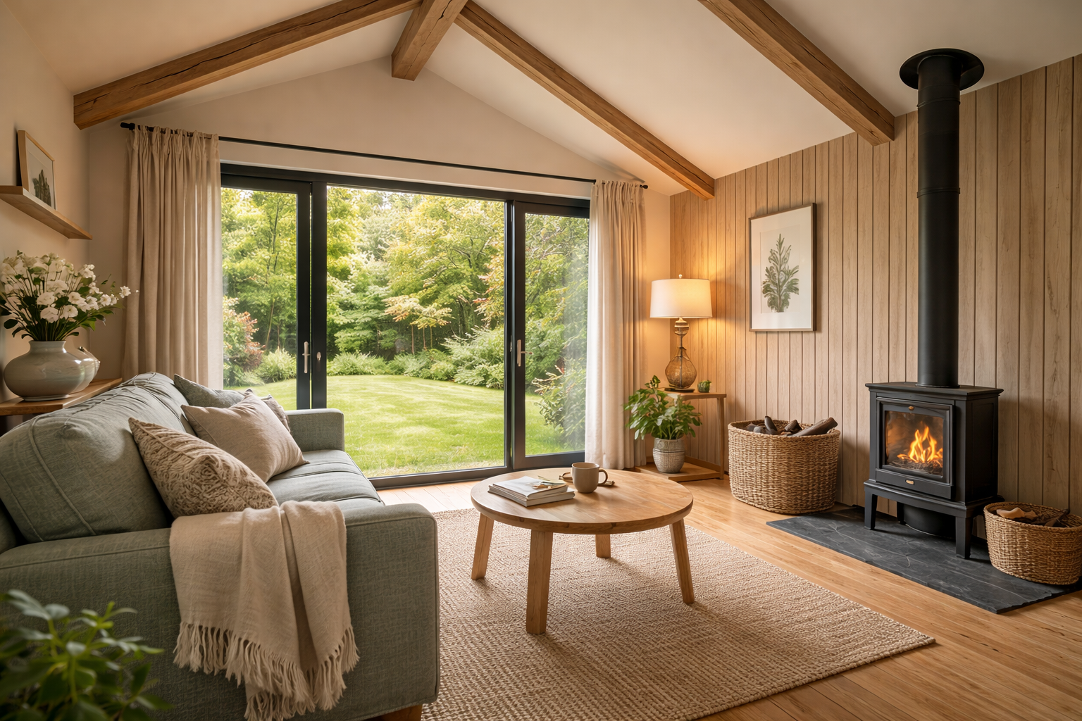 Traditional garden suite